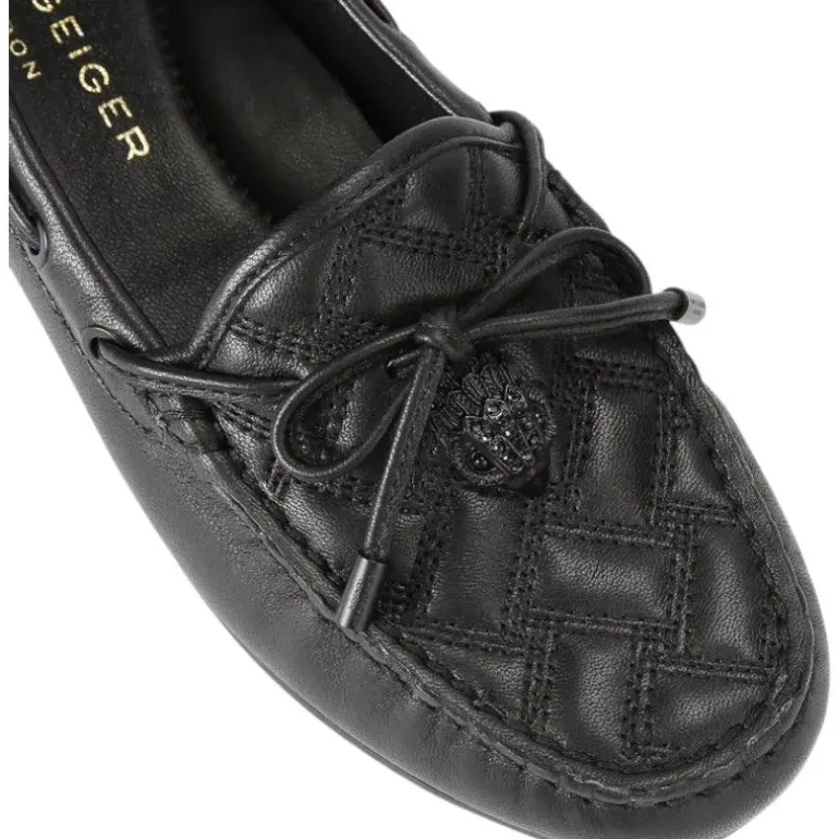 Kurt Geiger - Eagle Moccasin Drench - Zwart