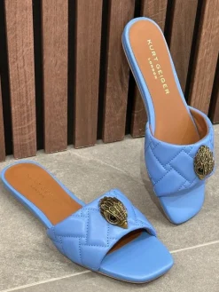 Kurt Geiger - Kensington Flat Sandal - Blauw