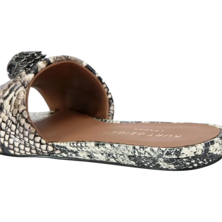 Kurt Geiger - Kensington Flat Sandal - Bruin