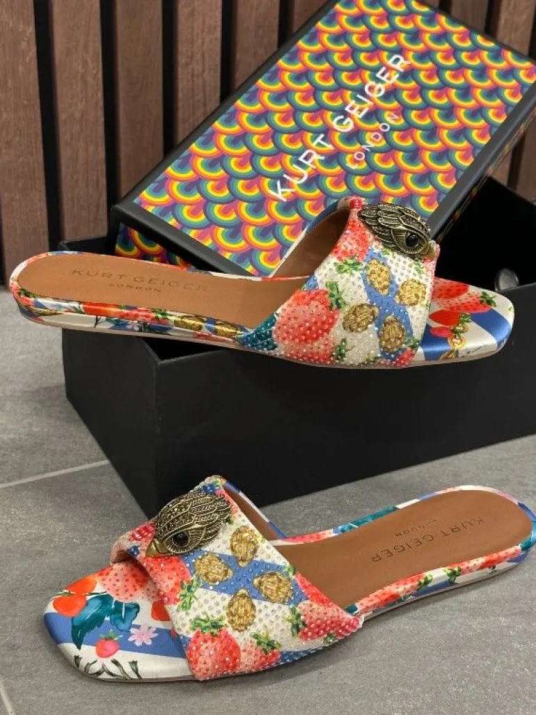 Kurt Geiger - Kensington Flat Sandal - Meerkleurig