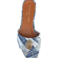 Kurt Geiger - Kensington Flat Sandal - Blauw