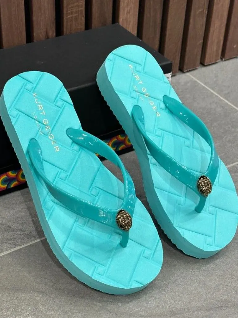 Kurt Geiger - Kensington Q Flip Flop - Blauw