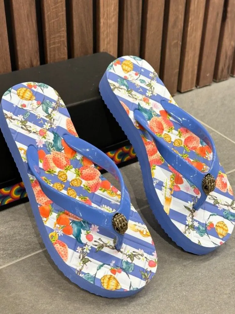 Kurt Geiger - Kensington Q Flip Flop - Blauw