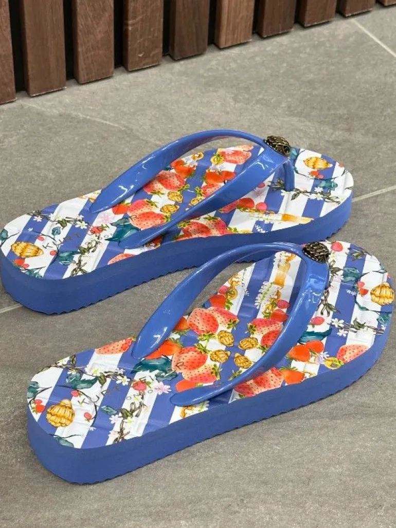 Kurt Geiger - Kensington Q Flip Flop - Blauw