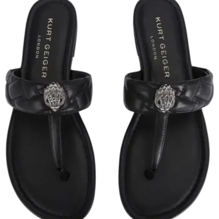Kurt Geiger - Kensington T-bar Sandal - Zwart