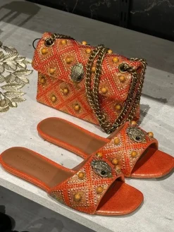 Kurt Geiger - Mini Kensington Jewel - Oranje