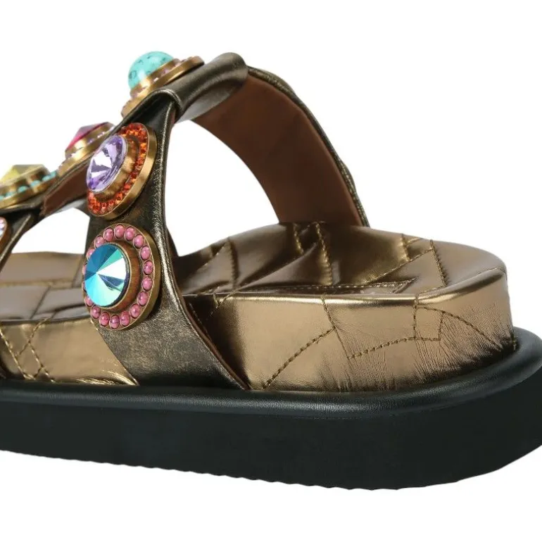Kurt Geiger - Orson Crystal Sandal - Brons