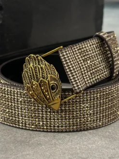 Kurt Geiger - Shoreditch Gem 40 Belt - Goud