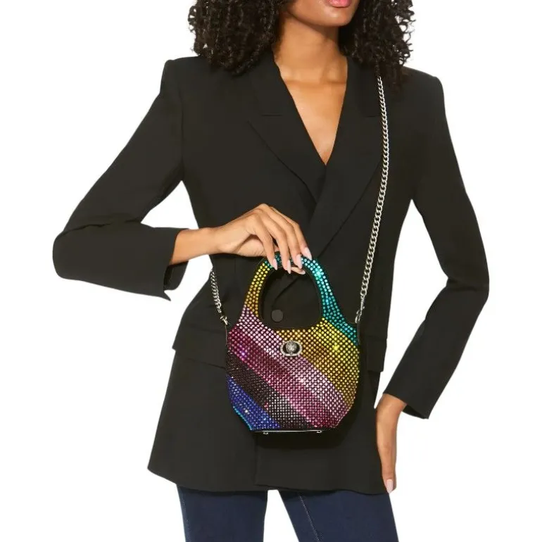 Kurt Geiger - Sm Chelsea Crystal Hobo - Zwart