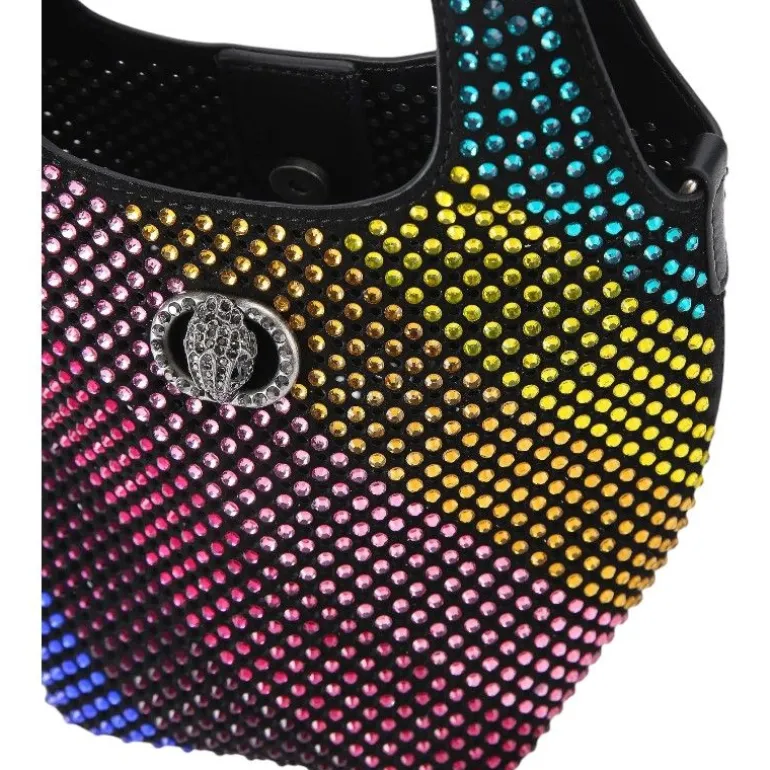 Kurt Geiger - Sm Chelsea Crystal Hobo - Zwart