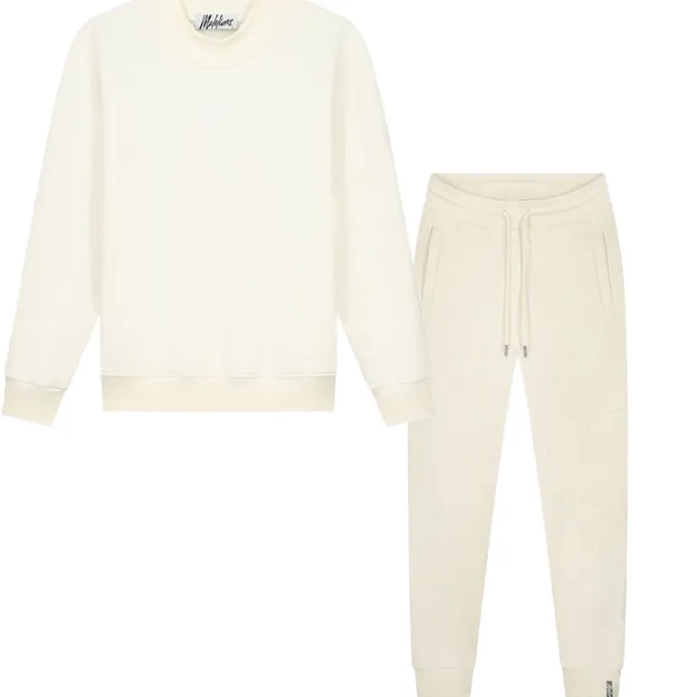 Malelions - Essentials - Trui en Broek (2 losse items) - Off-White