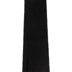 Malelions - Malelions Men Ribbed Beanie Scarf Set - Zwart