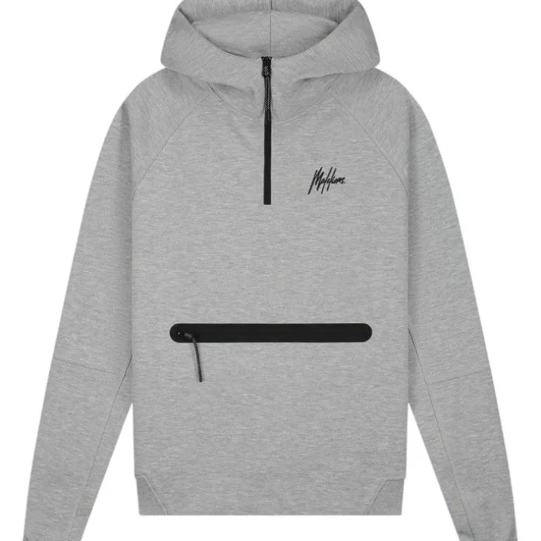 Malelions - Malelions Sport Counter Half Zip - Grijs
