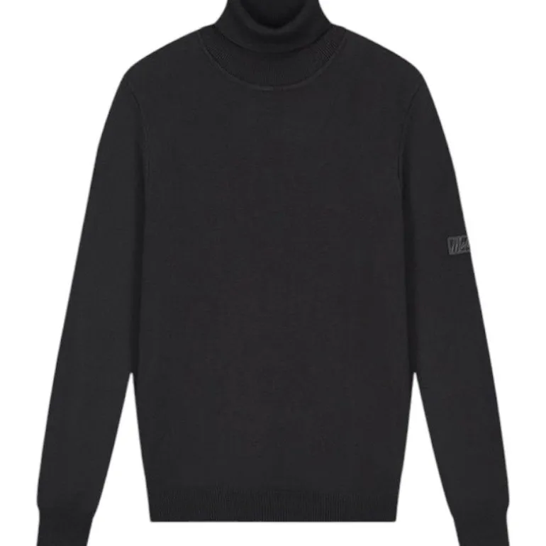 Malelions - Men Knitted Turtleneck - Zwart