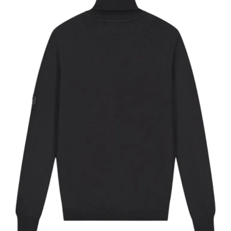 Malelions - Men Knitted Turtleneck - Zwart
