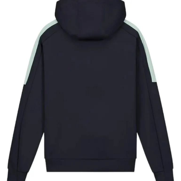 Malelions - Sport Fielder Half Zip Hoodie - Blauw