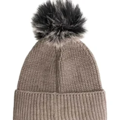 Malelions - Women Knitted Beanie Scarf Set - Middelbruin