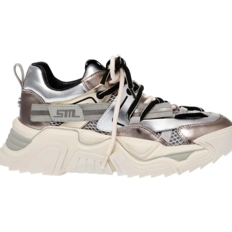 Steve Madden - Kingdom-E Sneakers - Zilver