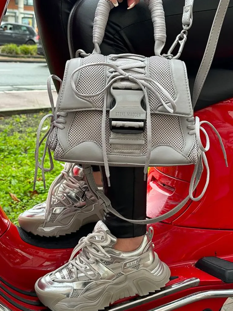 Steve Madden - Kingdom-E Sneakers - Zilver