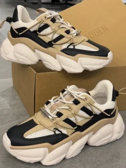Steve Madden - Spectator Sneakers - Beige