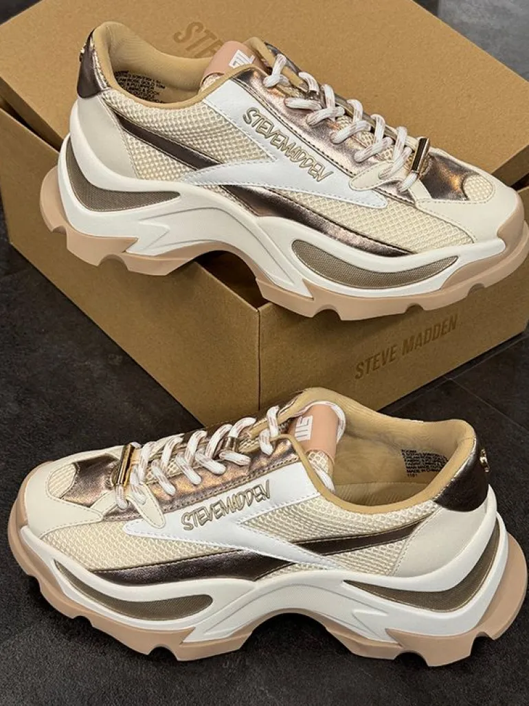 Steve Madden - Zoomz Sneakers - Beige