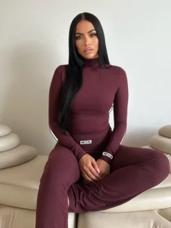Unique The Label - Kimmy Turtleneck Top - Rood