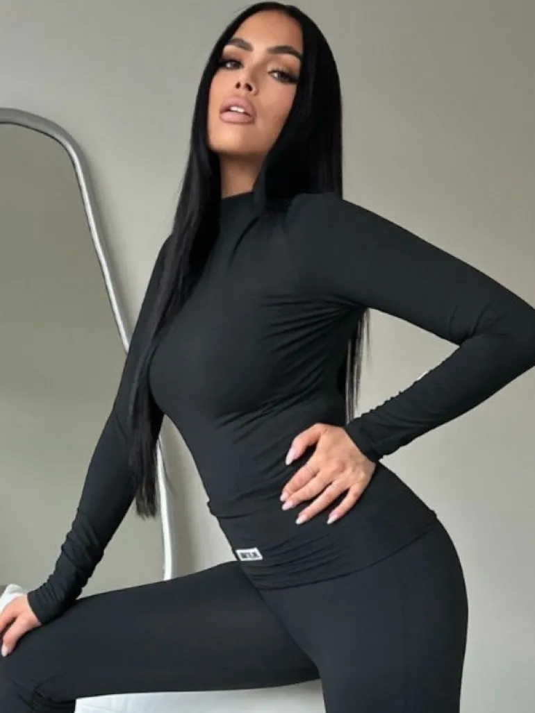 Unique the label - loungeset - zwart (2 LOSSE ITEMS!)