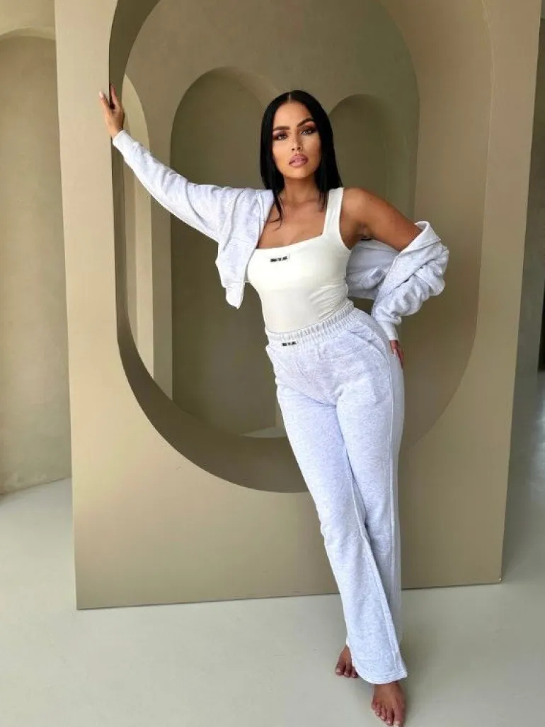 Unique The Label - Loungewear - Grijs (2 LOSSE ITEMS!)