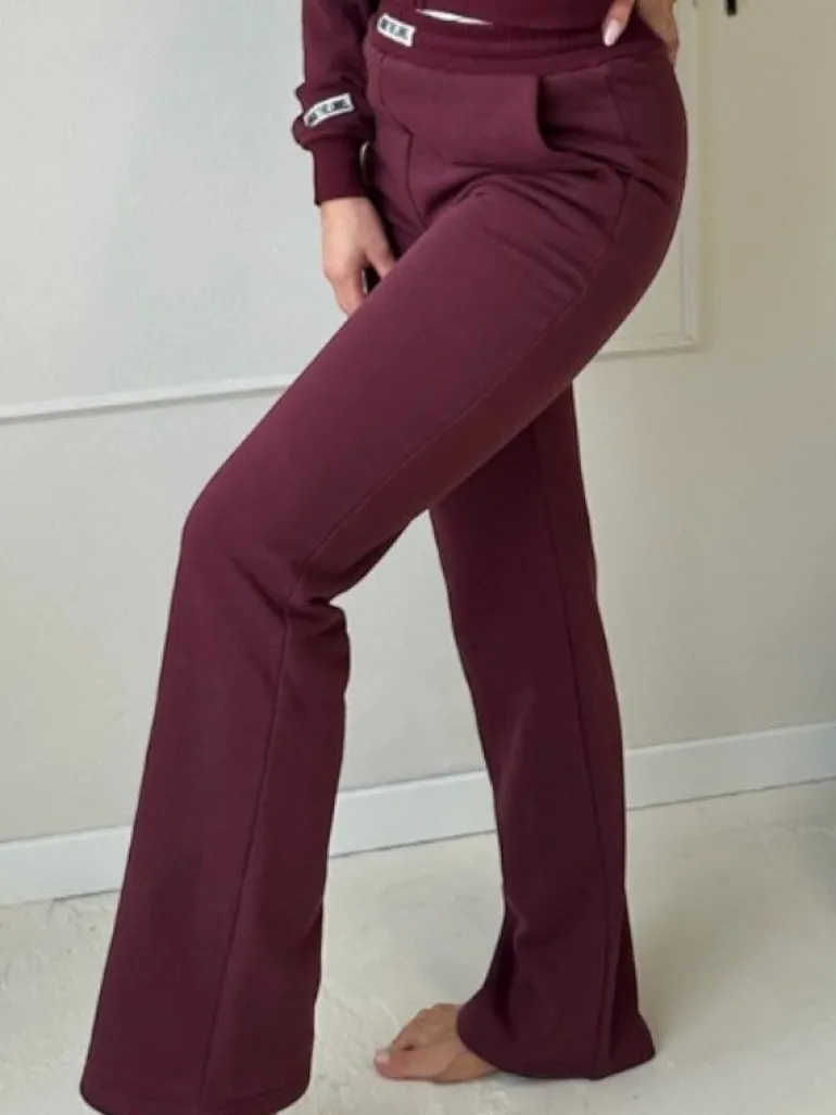 Unique The Label - Molly Pants Tracksuit Pants - Rood