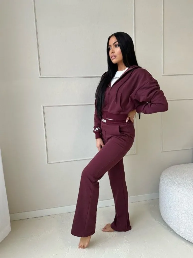 Unique The Label - Molly Pants Tracksuit Pants - Rood