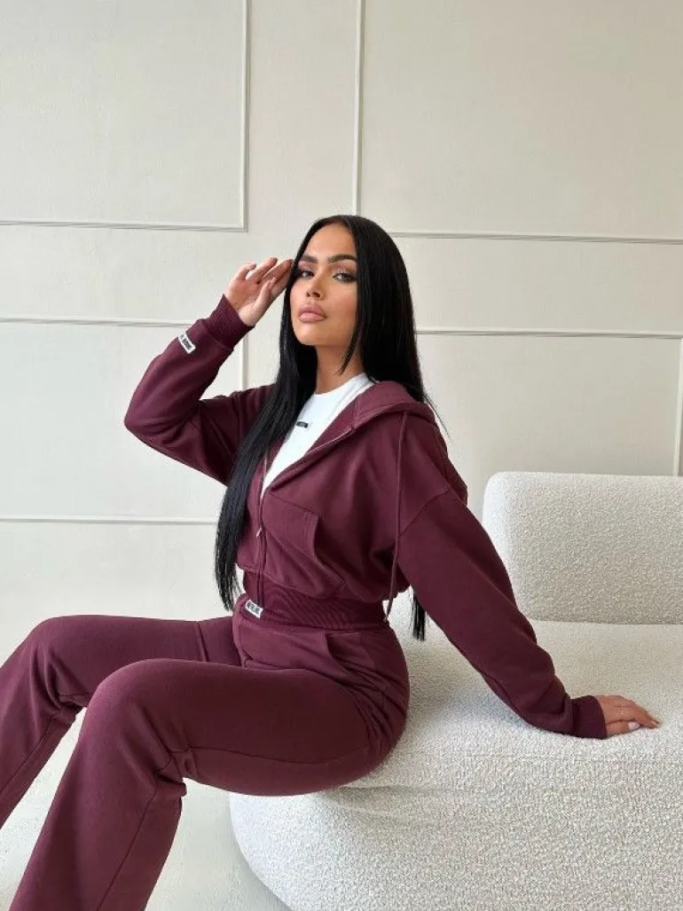 Unique The Label - Molly Pants Tracksuit Pants - Rood