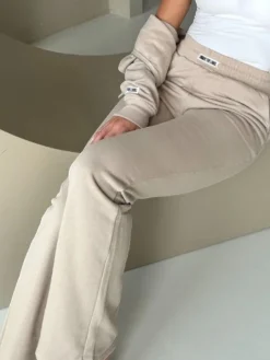 Unique The Label - Molly Pants Tracksuit Pants - Beige