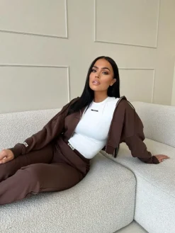 Unique The Label - Molly Pants Tracksuit Pants - Bruin