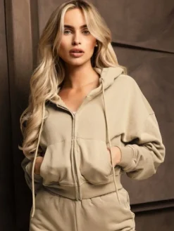 Unique The Label - Molly Vest Tracksuit Vest - Beige