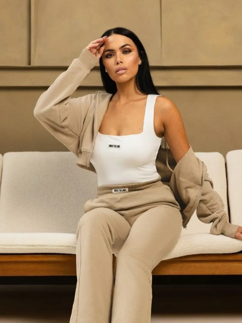Unique The Label - Molly Vest Tracksuit Vest - Beige