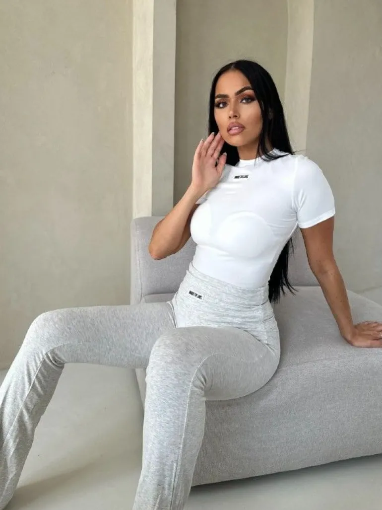 Unique The Label - Nena Short Sleeve Top - Wit