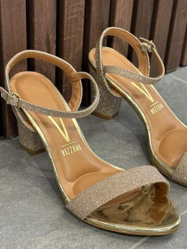 Vizzano - Sandalen op hak - Goud